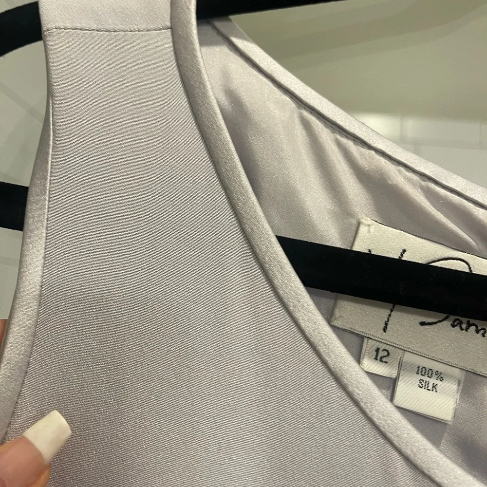 100% silk dress lily samii couture dress saks fifth Avenue - Picture 5 of 7